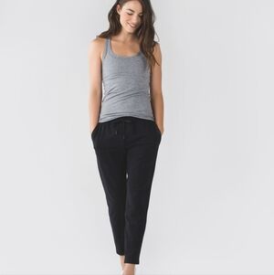 Black Lululemon Jet Set Crop